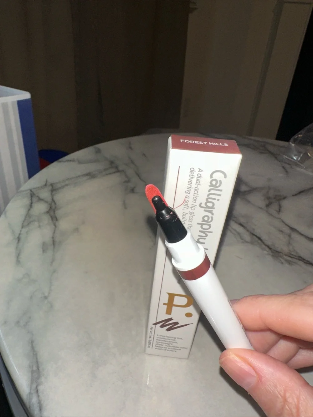 Calligraphy Lip Stain in the shade Forest Hills